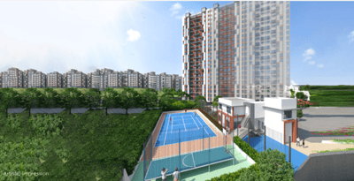 Project Image of 586.63 - 764.24 Sq.ft 2 BHK Apartment for buy in Kumar Princetown Tower C1