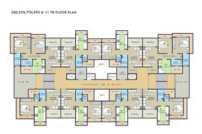 Project Image of 760.0 - 764.0 Sq.ft 2 BHK Apartment for buy in Sai Srushti