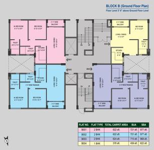 Project Image of 956 Sq.ft 2 BHK Apartment / Flat for sale in Madhyamgram for Rs. 5800000