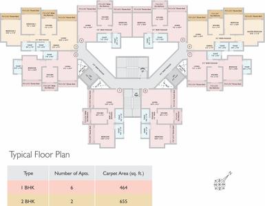 Project Image of 570.0 - 655.0 Sq.ft 2 BHK Apartment for buy in Ravi Shubh Atika