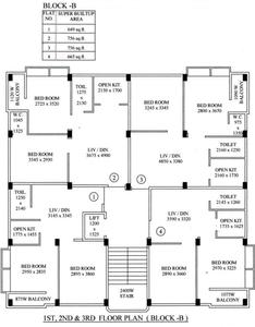 Project Image of 698 Sq.ft 2 BHK Apartment / Flat for sale in Nimta for Rs. 2500000