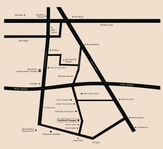 Project Image of 426.0 - 1210.0 Sq.ft 1 BHK Apartment for buy in Sanfield Raaga