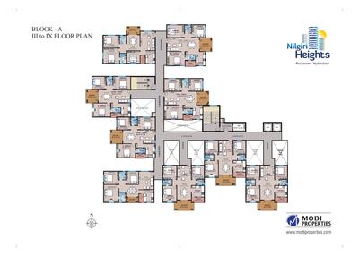 Project Image of 1325.04 - 1450.01 Sq.ft 2 BHK Apartment for buy in Modi Nilgiri Heights