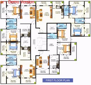 Project Image of 764.0 - 1303.0 Sq.ft 2 BHK Apartment for buy in R And A Adityas Pride