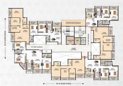 Project Image of 581.47 - 865.85 Sq.ft 2 BHK Apartment for buy in Shree Chamunda Devpriya