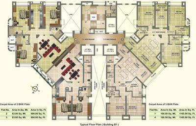 Project Image of 890.0 - 1165.0 Sq.ft 2 BHK Apartment for buy in Pataskar Eclat