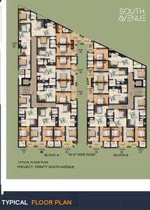 Project Image of 700.0 - 1650.0 Sq.ft 1.5 BHK Apartment for buy in Trinity High Street South Avenue