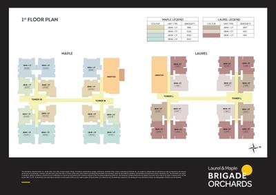 Project Image of 448.54 - 1051.21 Sq.ft 1 BHK Apartment for buy in Laurel And Maple At Brigade Orchards