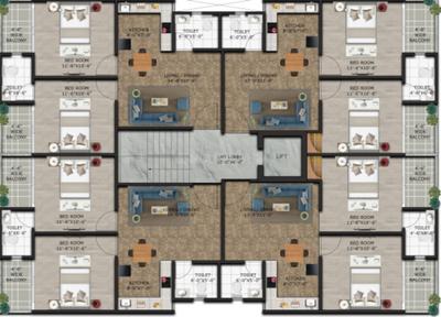 Project Image of 776.0 - 1584.0 Sq.ft 2 BHK Apartment for buy in Aambesten Twin Celestial