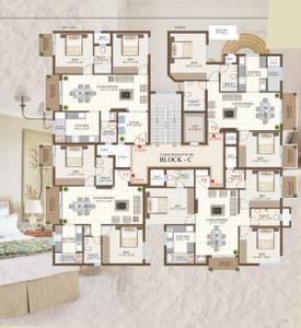 Project Image of 1073.0 - 1440.0 Sq.ft 2 BHK Apartment for buy in ABD Pinaki Paradise