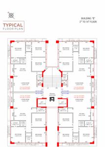 Project Image of 620.75 - 836.46 Sq.ft 2 BHK Apartment for buy in Bhagyalaxmi Green View Heights