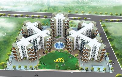 Project Image of 1014 Sq.ft 2 BHK Apartment / Flat for sale in Vrindavan Nagar for Rs. 4400000
