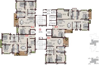 Project Image of 1260.0 - 1978.0 Sq.ft 2 BHK Apartment for buy in Vedic Sanjeeva Tower
