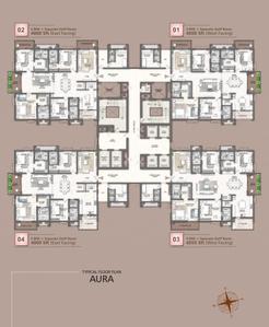 Project Image of 3140.0 - 5350.0 Sq.ft 3 BHK Apartment for buy in Rajapushpa Skyra