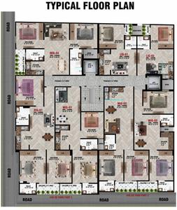 Project Image of 950.0 - 1350.0 Sq.ft 2 BHK Builder Floor for buy in RN Shanti Apartment