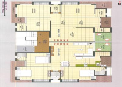 Maadhav Residency Layout Plan 1