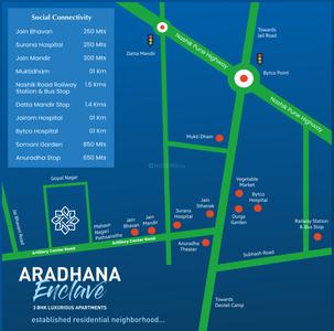 A C Aradhana Enclave Location Plan 1