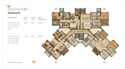 Project Image of 1130 Sq.ft 2 BHK Apartment / Flat for sale in Mohammed Wadi for Rs. 7250000