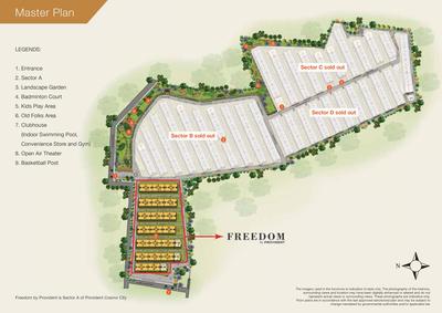 Project Image of 848.0 - 1062.0 Sq.ft 2 BHK Apartment for buy in Provident Freedom