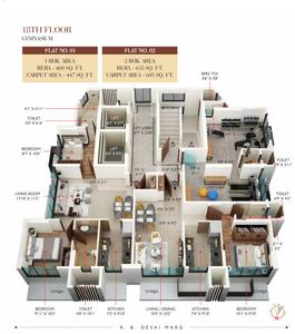 Project Image of 438.0 - 829.0 Sq.ft 1 BHK Apartment for buy in Lloyds 1515 Moneco