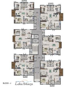 Project Image of 1295.0 - 2335.0 Sq.ft 2 BHK Apartment for buy in Aparna Hill Park Lake Breeze
