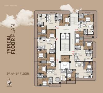 Project Image of 1288.54 - 3612.06 Sq.ft 2 BHK Apartment for buy in Coral Skyline