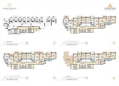 Project Image of 387.07 - 651.0 Sq.ft 1 BHK Apartment for buy in Ashapura Mokshit Majesta