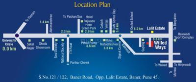 Project Image of 1009.0 - 2434.0 Sq.ft 2 BHK Apartment for buy in Yugal Willed Ways