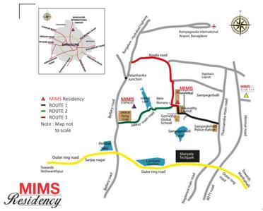 Project Image of 1215.0 - 1550.0 Sq.ft 2 BHK Apartment for buy in MIMS Residency