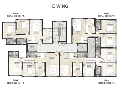 Project Image of 430.13 - 872.63 Sq.ft 1 BHK Apartment for buy in Kaustubh Park 91