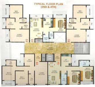 Project Image of 630.0 - 955.0 Sq.ft 1 BHK Apartment for buy in Pramukh Residency
