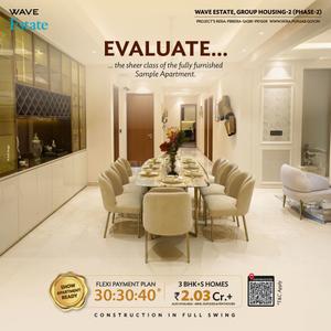 Project Image of 2260.0 - 6940.0 Sq.ft 3 BHK Apartment for buy in Wave Estate Group Housing 2 Phase 2