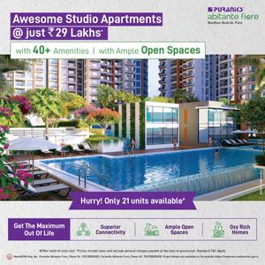 Project Image of 285.0 - 908.0 Sq.ft 1 RK Apartment for buy in Puraniks Abitante Fiore Phase 2B