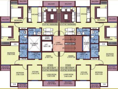 Project Image of 531.0 - 628.0 Sq.ft 2 BHK Apartment for buy in Enkay Garden Iris