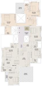 Project Image of 1986.0 - 2280.0 Sq.ft 3 BHK Apartment for buy in Tejraaj Tej Crest