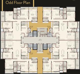 Project Image of 3285.0 - 3310.0 Sq.ft 4 BHK Apartment for buy in Mundra Elite