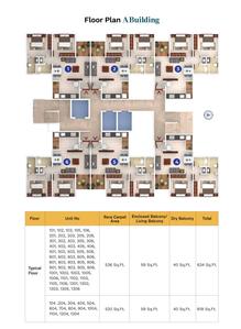 Project Image of 1139.0 - 1207.0 Sq.ft 3 BHK Apartment for buy in Protech Pride