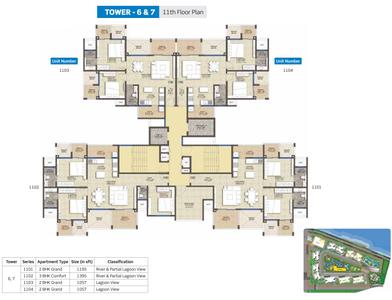 Project Image of 1435 Sq.ft 3 BHK Apartment / Flat for sale in Keshav Nagar for Rs. 11900000