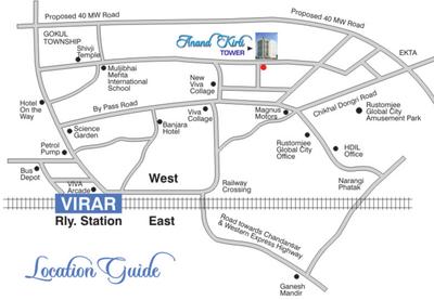 Project Image of 405.0 - 589.0 Sq.ft 1 BHK Apartment for buy in SR Anand Kirti Tower