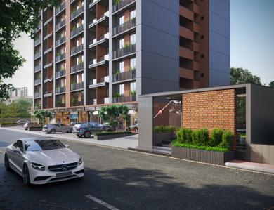 Project Image of 638.84 - 647.66 Sq.ft 2 BHK Apartment for buy in The Atlantis Satyagrah Solitaire