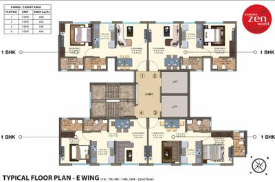 Project Image of 932 Sq.ft 2 BHK Apartment / Flat for sale in Kanjurmarg East for Rs. 18000000