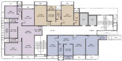 Project Image of 500.0 - 1400.0 Sq.ft 1 BHK Apartment for buy in Fortune Exotica