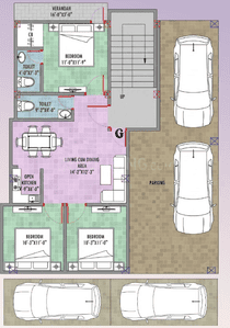 Project Image of 966.0 - 1241.0 Sq.ft 2 BHK Apartment for buy in Uma Krishna Bhawan