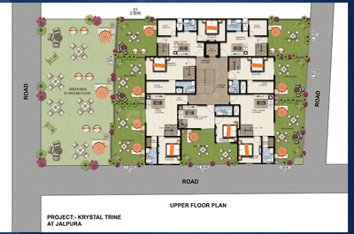 Project Image of 700.0 - 2500.0 Sq.ft 1 BHK Apartment for buy in Krystal Trine