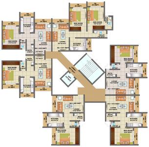 Project Image of 318.0 - 481.0 Sq.ft 1 BHK Apartment for buy in Heritage Shree Balaji Paradise