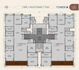 Project Image of 2453.31 - 6363.0 Sq.ft 4 BHK Apartment for buy in Happy The Impressia