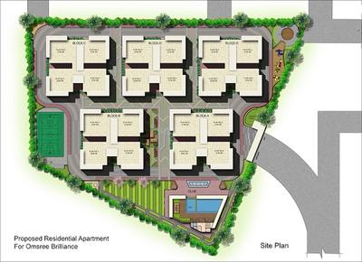 Project Image of 2130.0 - 2200.0 Sq.ft 3 BHK Apartment for buy in Om Sree Brilliance