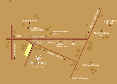 Project Image of 1243.23 - 1275.52 Sq.ft 3 BHK Apartment for buy in Kumar Princetown Royal B3 and B6