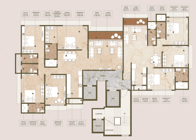Project Image of 770.0 - 1663.0 Sq.ft 2 BHK Apartment for buy in V K Sky Casa