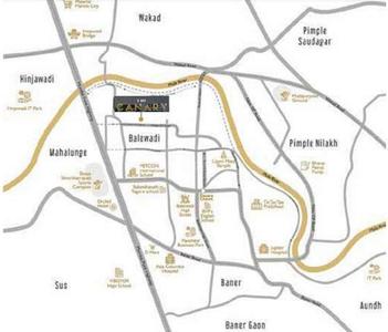 Project Image of 1100 Sq.ft 2 BHK Apartment / Flat for sale in Balewadi for Rs. 13500000